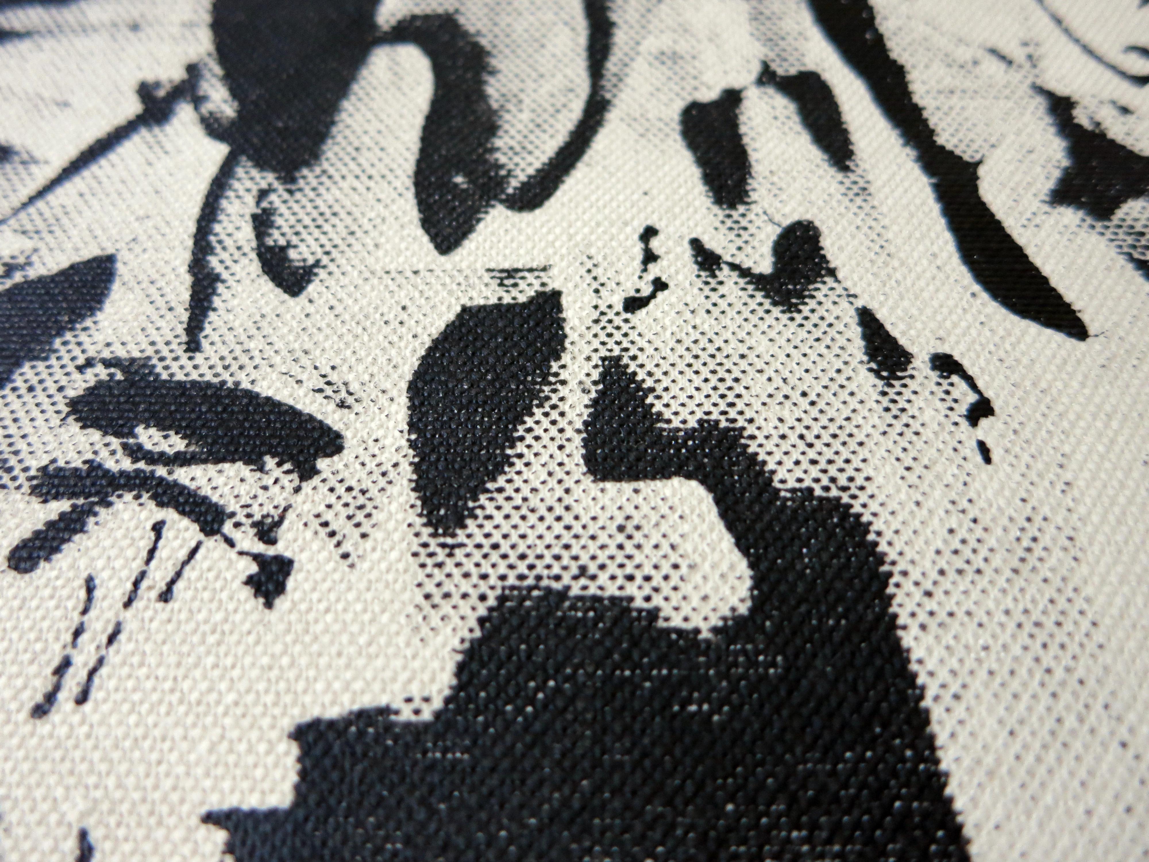 ABSTRACT Nuova opera d'arte in bianco e nero dell'artista contemporaneo Joan Salo 2024 in vendita 2