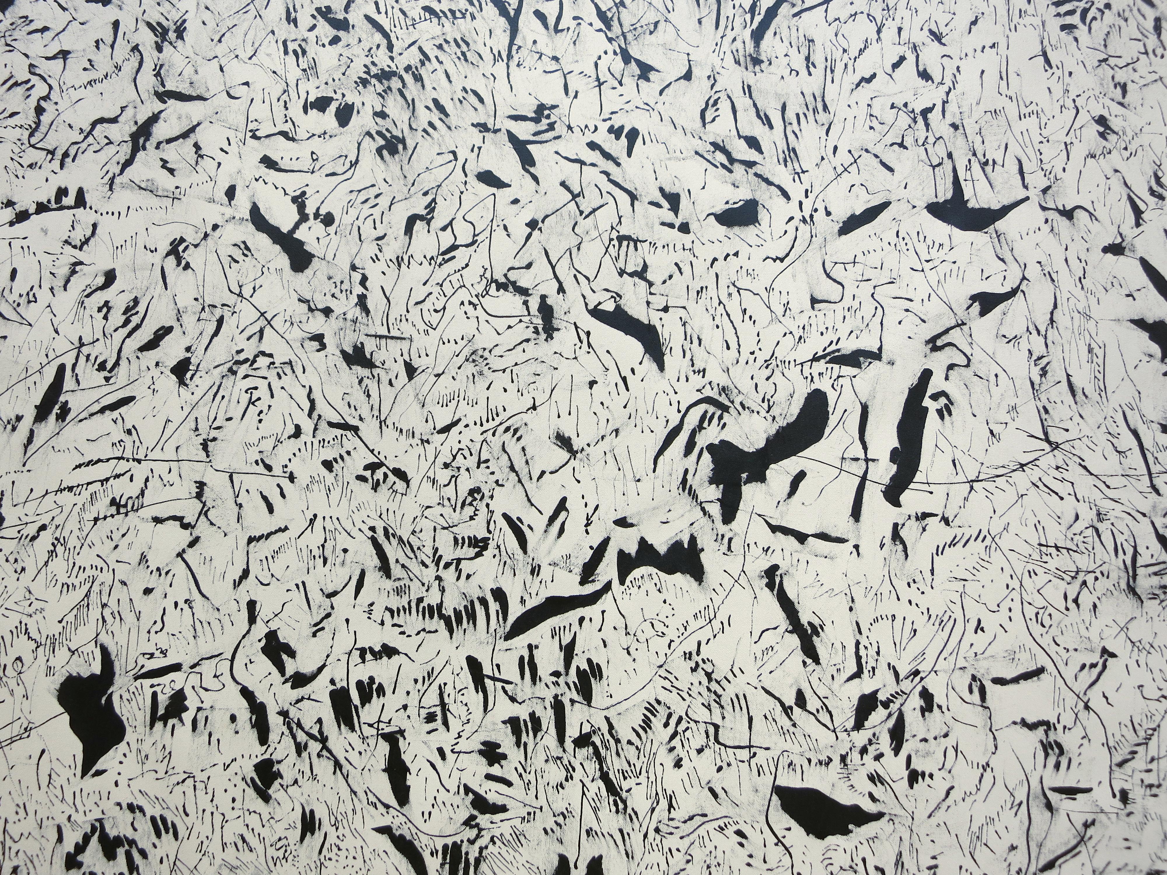 ABSTRACT Nuova opera d'arte in bianco e nero dell'artista contemporaneo Joan Salo 2024 in vendita 3