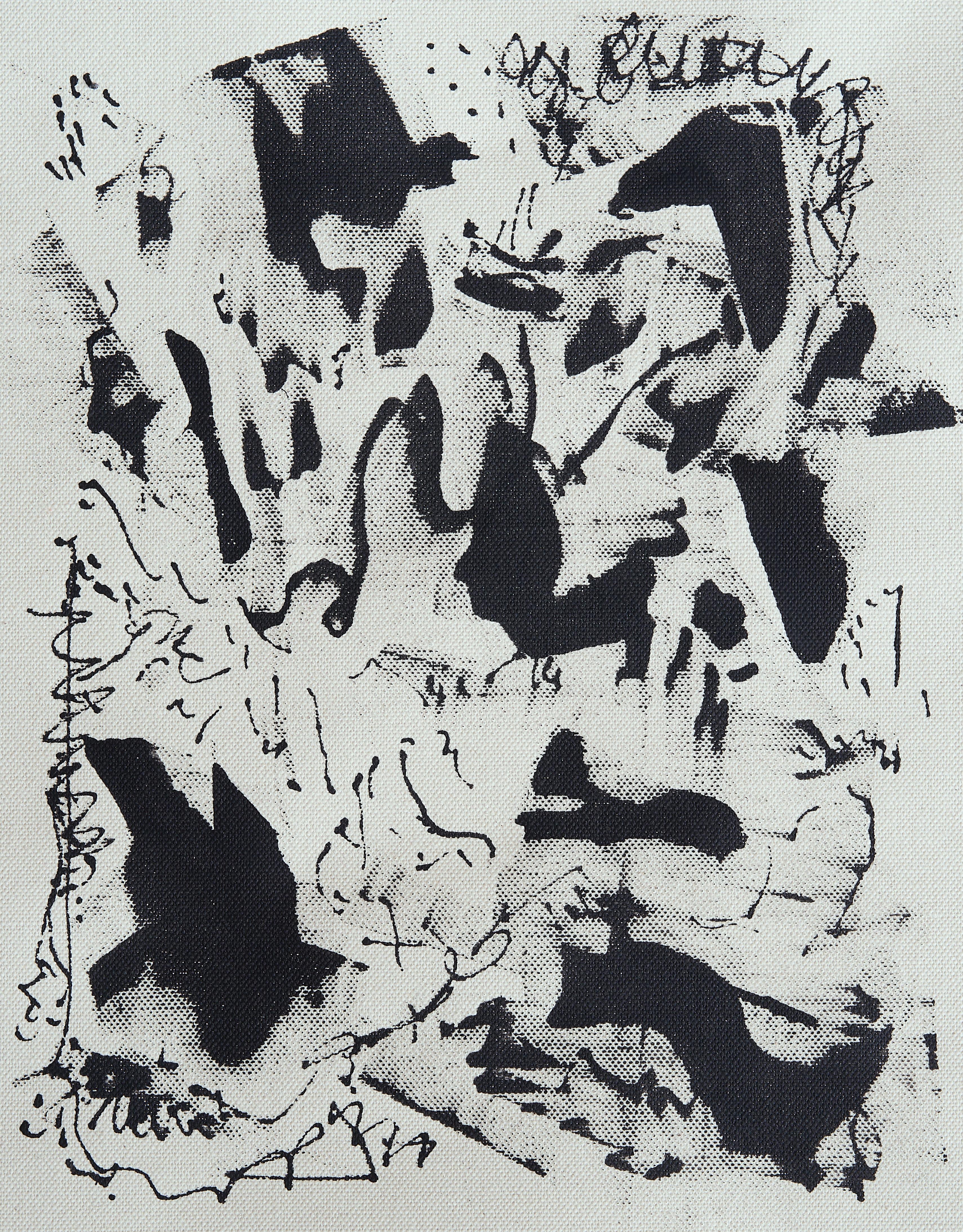 ABSTRACT Nuova opera d'arte in bianco e nero dell'artista contemporaneo Joan Salo 2024 in vendita 3