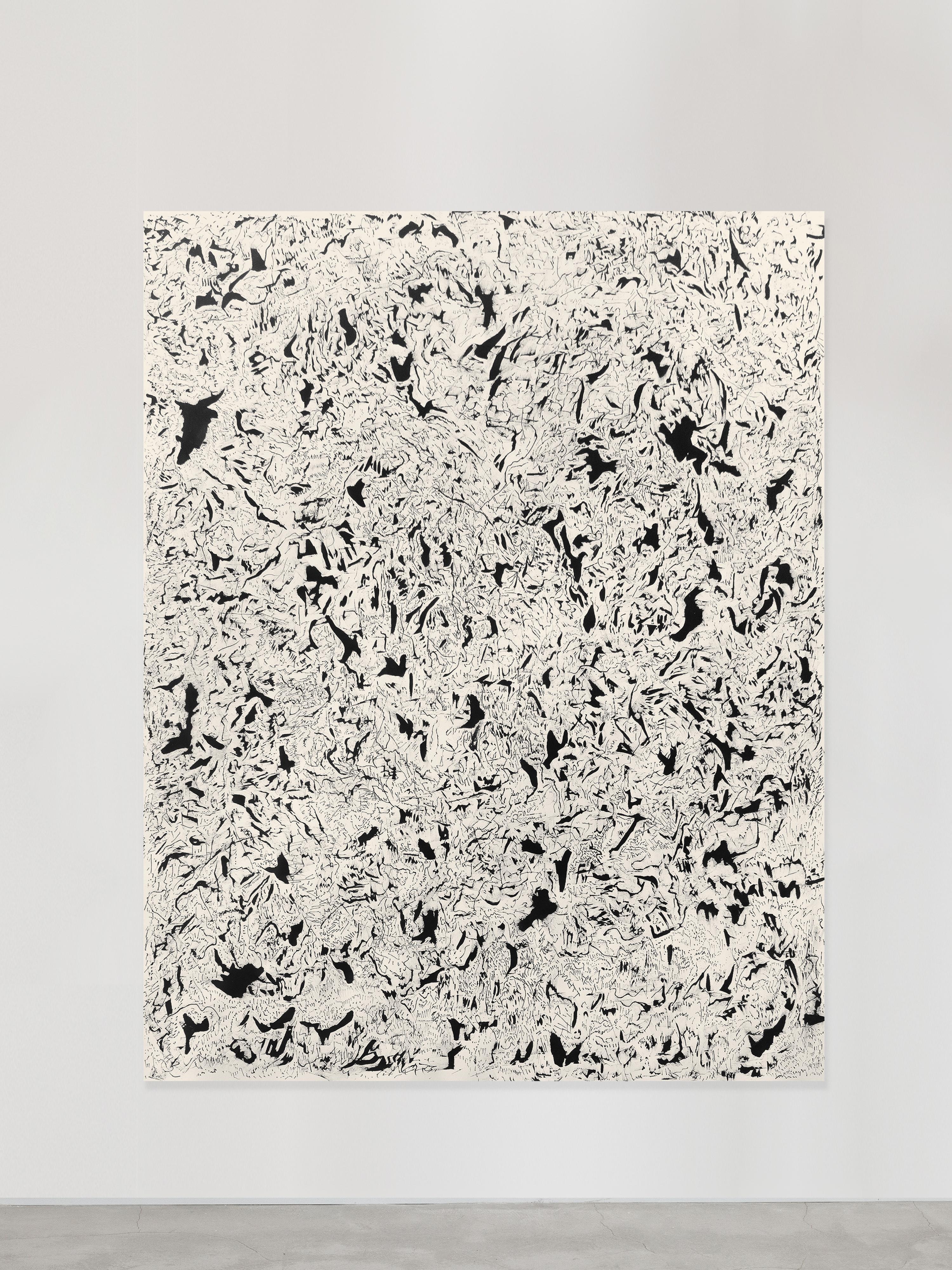 ABSTRACT Nuova opera d'arte in bianco e nero dell'artista contemporaneo Joan Salo 2024 in vendita 7