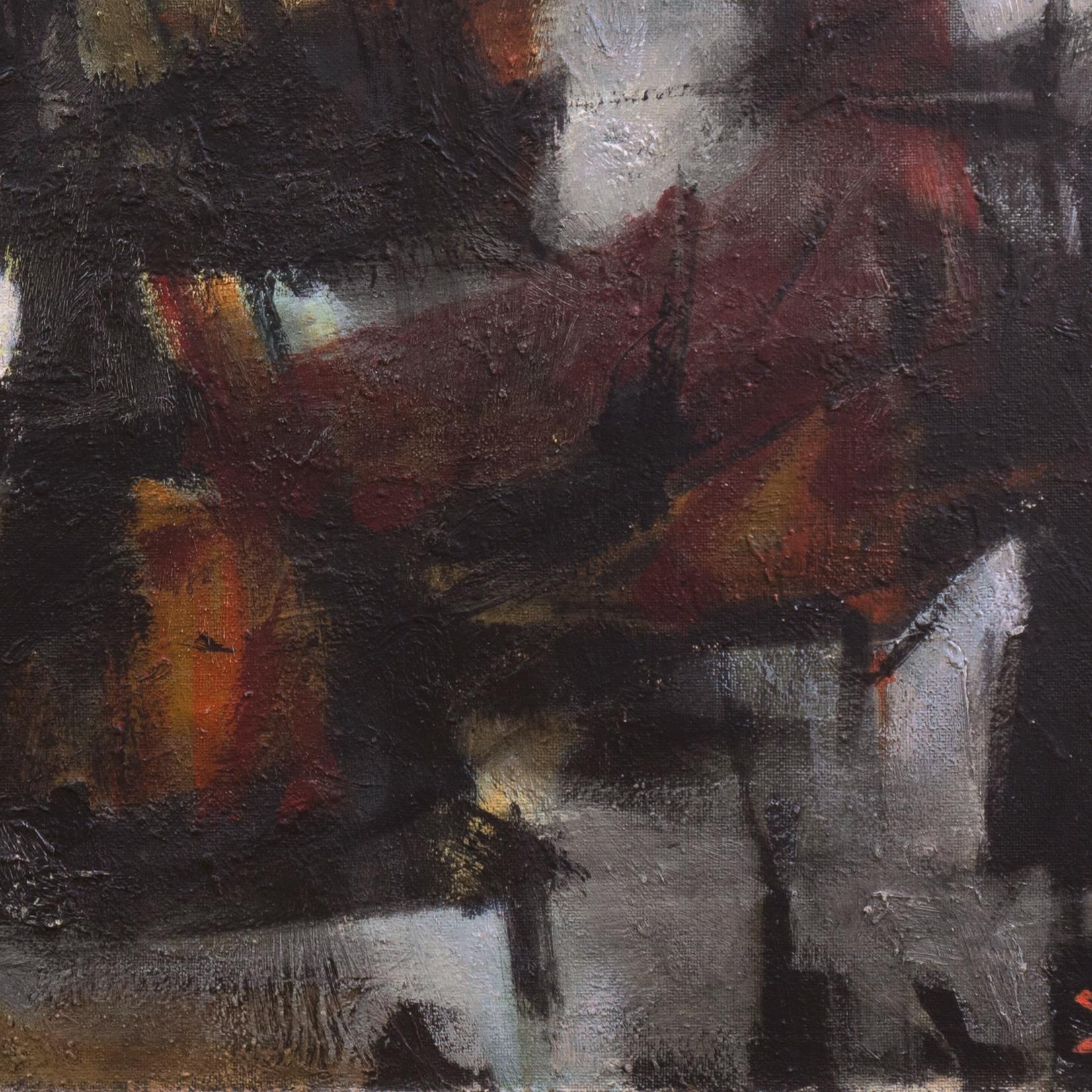 'Luces de la Ciudad' Generación Beat de San Francisco, Mujer Artista, Abstracción del Área de la Bahía en venta 5