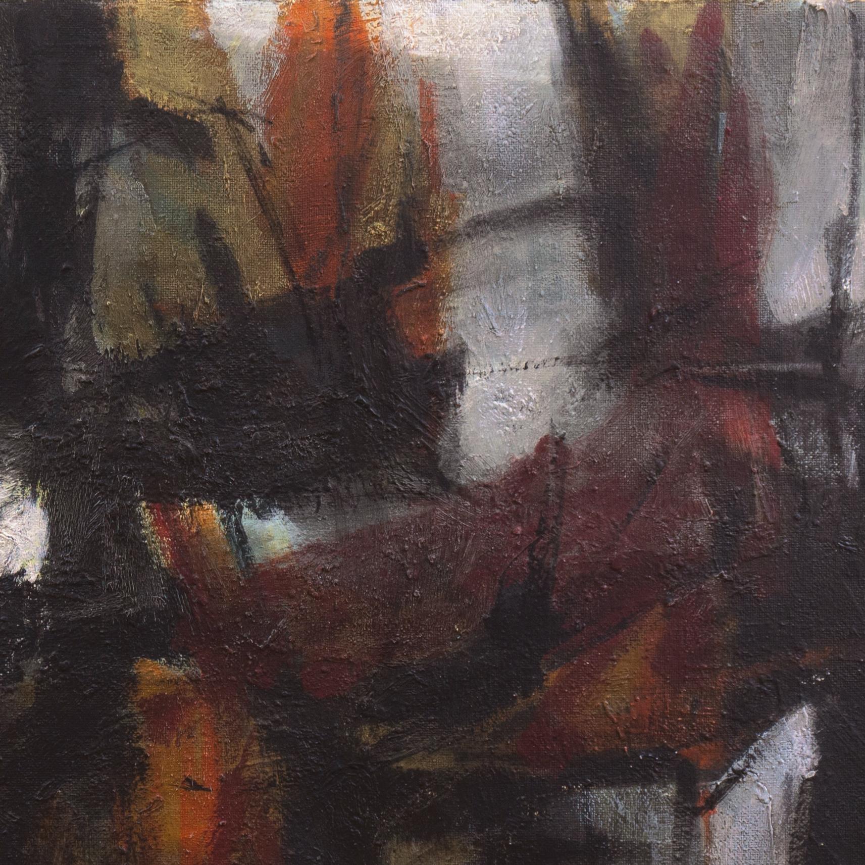 'Luces de la Ciudad' Generación Beat de San Francisco, Mujer Artista, Abstracción del Área de la Bahía - Painting Expresionismo abstracto de Joan Savo