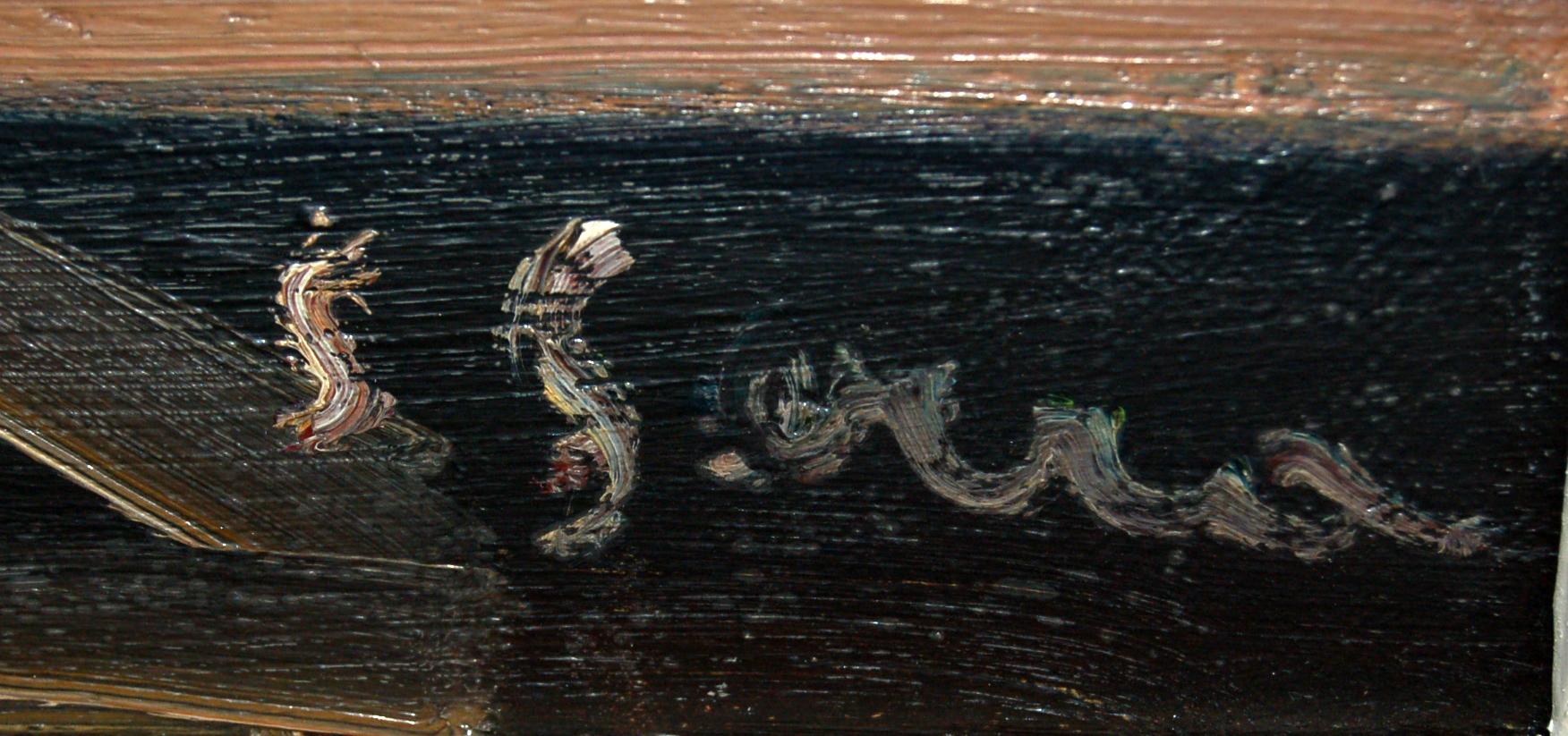 Óleo sobre tela - Bodegón musical in vendita 2