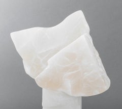 Joan Shapiro Scultura astratta di alabastro bianco