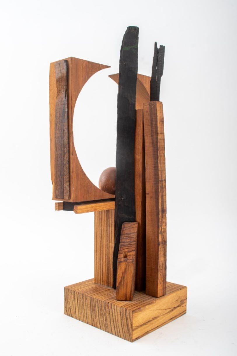 American Colonial Joan Shapiro Constructivist Composition Sculpture