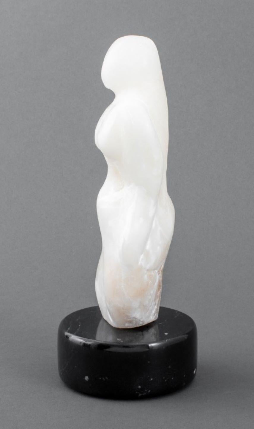 American Craftsman Joan Shapiro Female Figure Alabaster Sculpture For Sale
