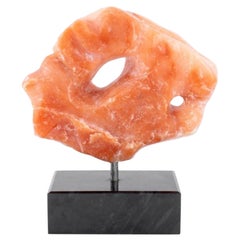 Joan Shapiro "Lyrical" Fire Alabaster Sculpture