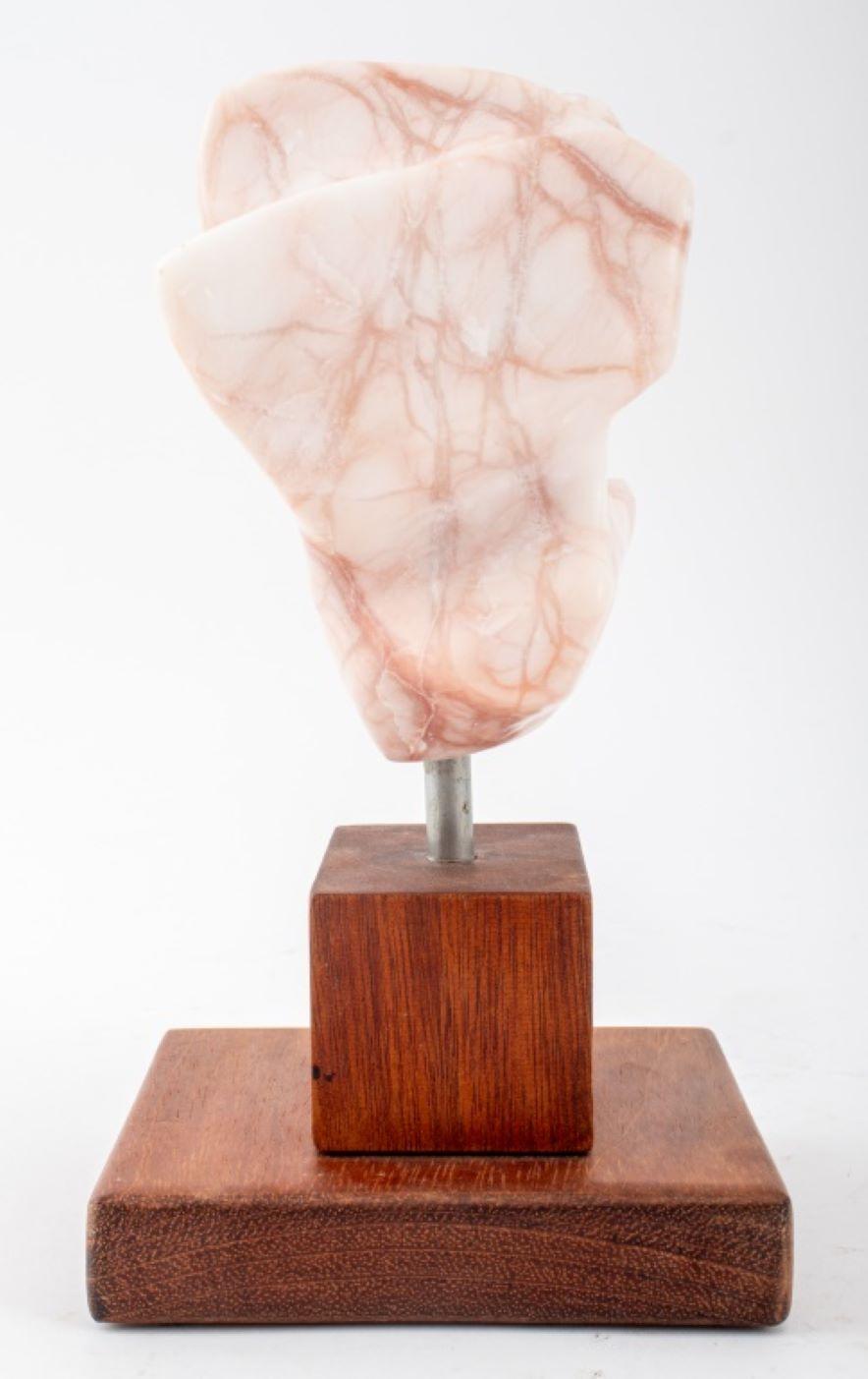 Joan Shapiro Modern Abstract Alabaster Sculpture In Good Condition For Sale In New York, NY