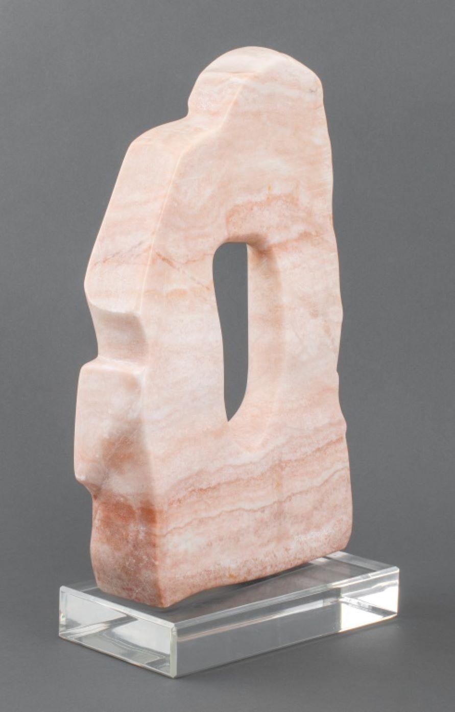 Joan Shapiro Modern Abstract Alabaster Sculpture For Sale 3