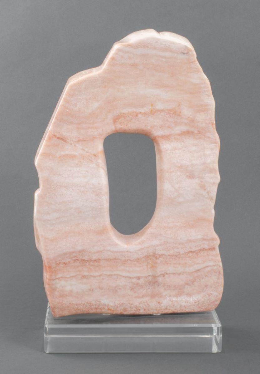 Joan Shapiro Modern Abstract Alabaster Sculpture For Sale 4