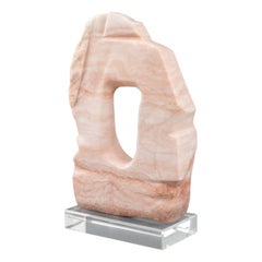 Joan Shapiro Modern Abstract Alabaster Sculpture