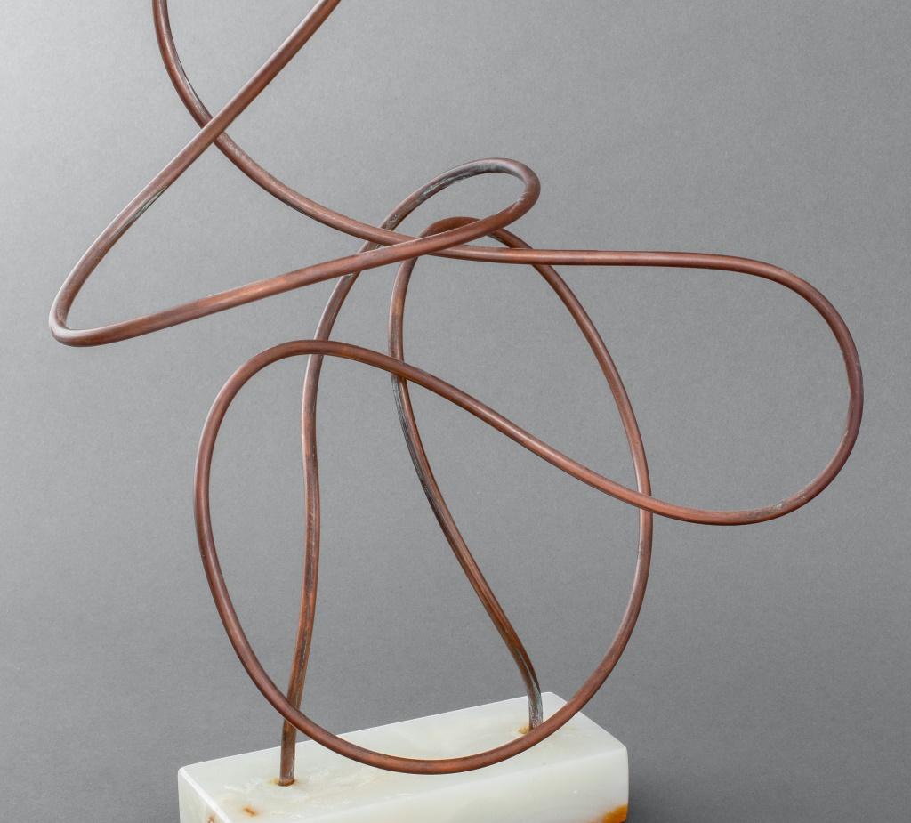 20th Century Joan Shapiro Modern Abstract Copper Sculpture For Sale