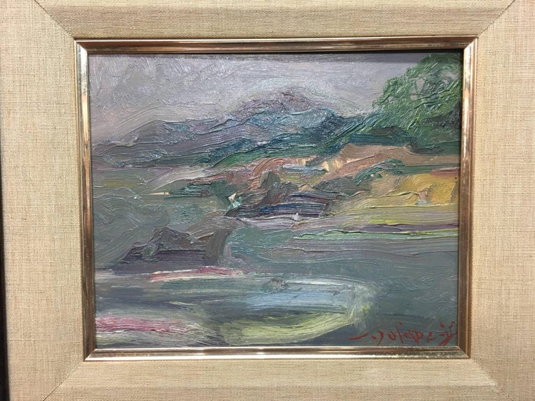 Joan Sola Puig Coast original impressionist acrylic painting For