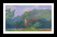 mountains original  impressionist acrylic painting