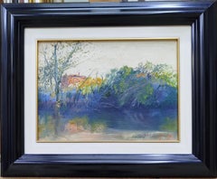 Sola Puig 11 Torello Small original impressionist oil painting