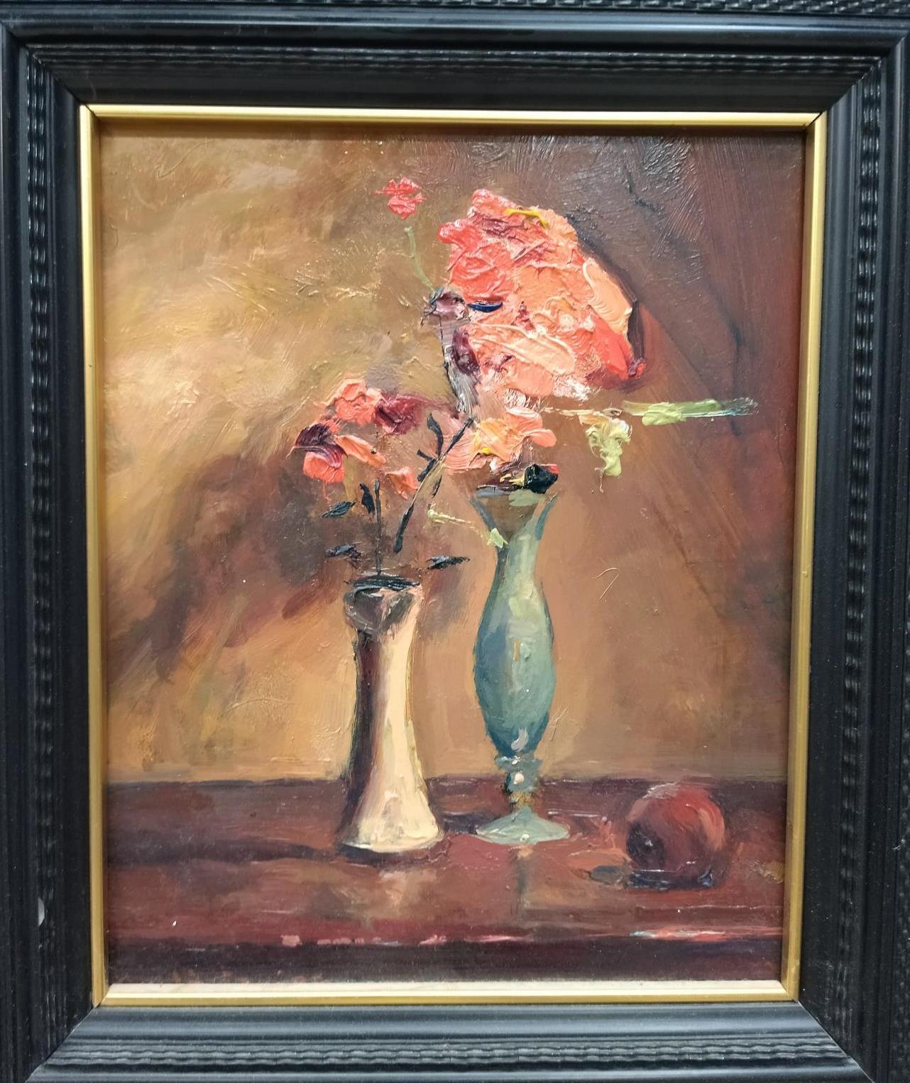 Sola Puig  JARRÓN DE FLORES  Pintura acrílica - Painting Impresionista de Joan SOLA PUIG