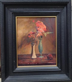 Sola Puig  VASO DI FIORI  Pittura Acrilyc