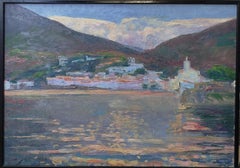 Sola Puig Coast Marina original impressionist acrylic painting