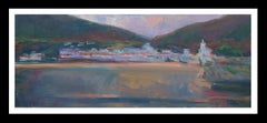 Sola Puig  Coast original impressionist acrylic painting