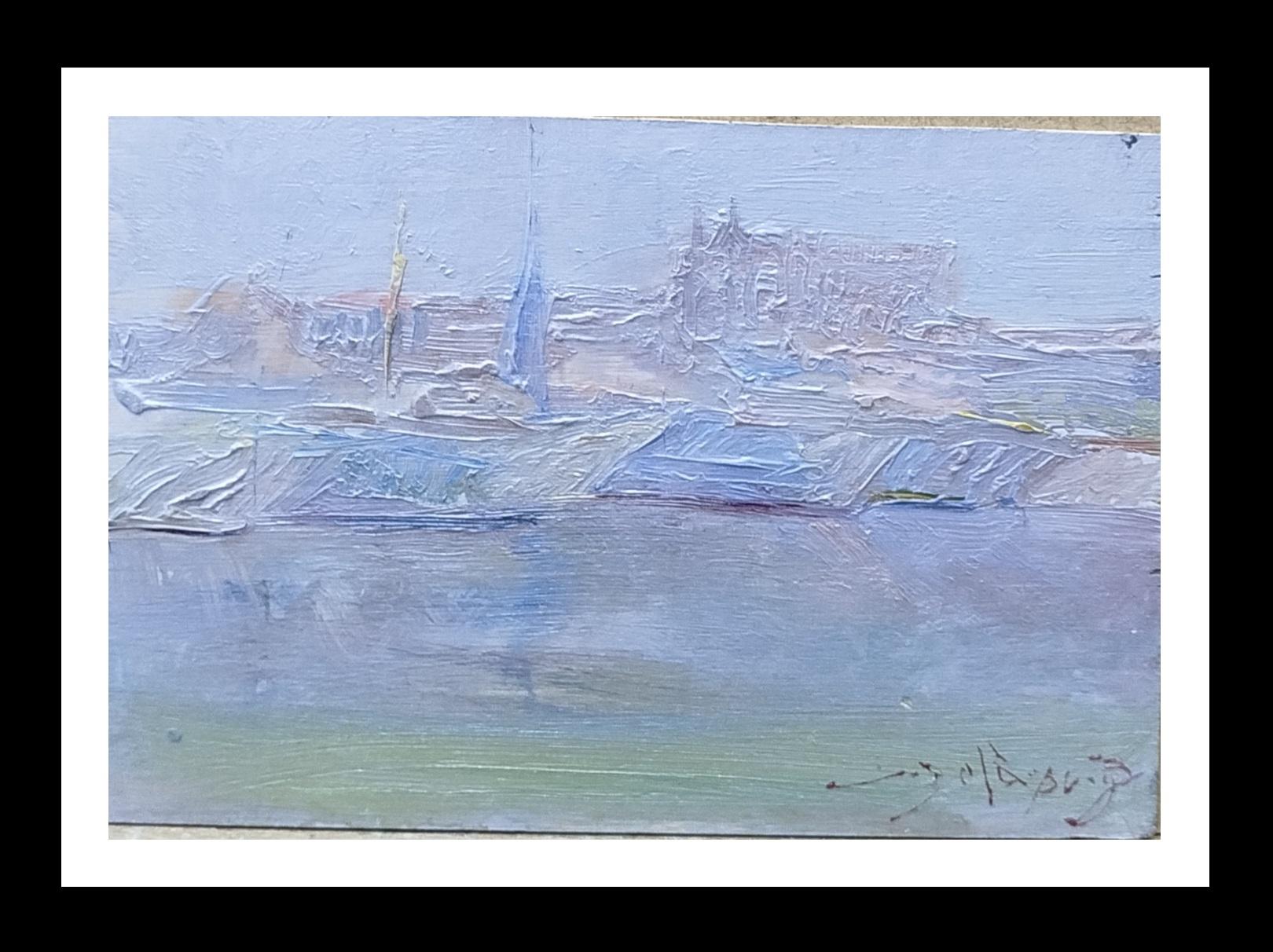 Sola PUIG Mallorca peinture acrylique impressionniste originale