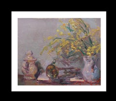 SOLA PUIG  Original impressionistisches Acrylgemälde Minosaurus und Trumpet