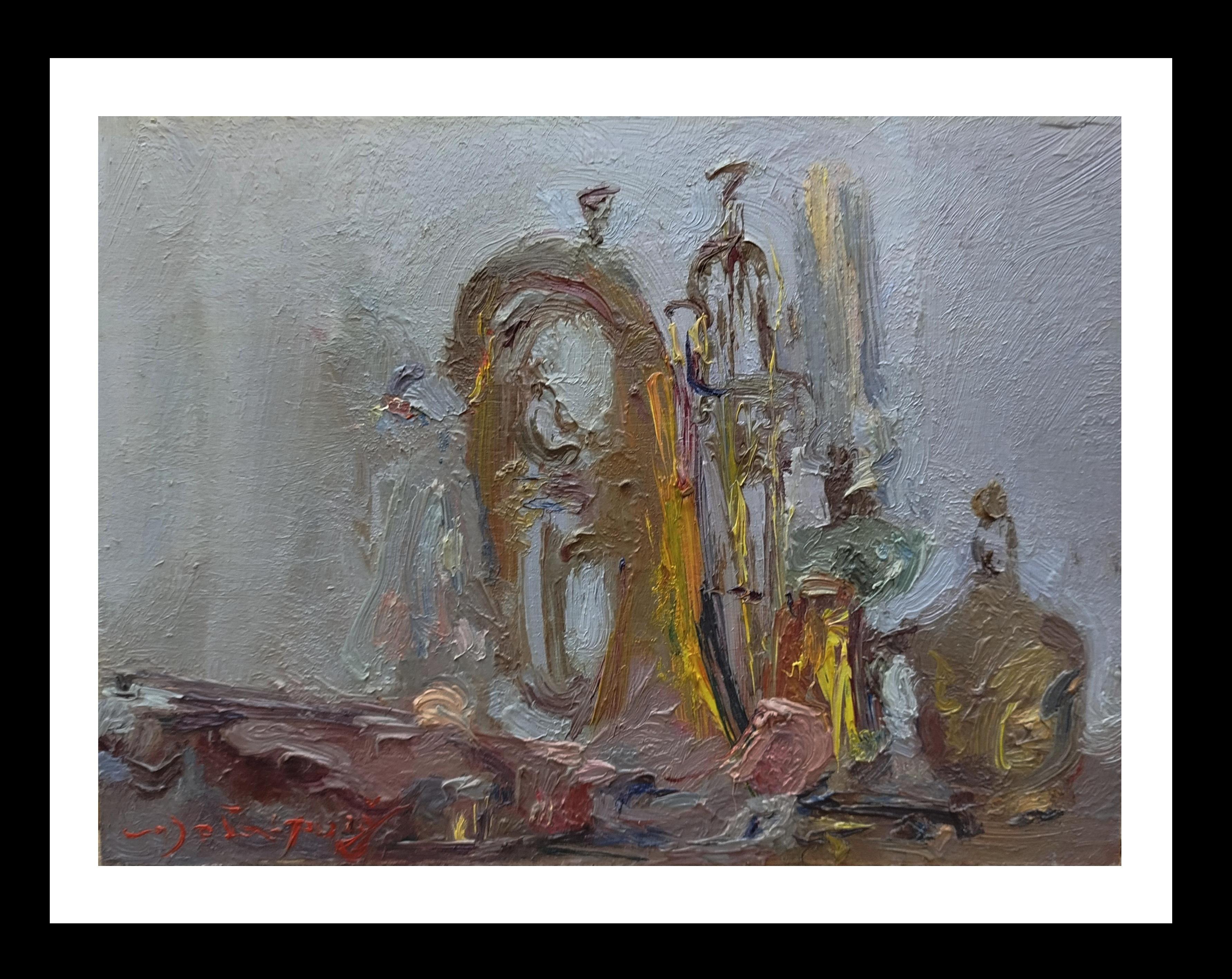 Sola Puig Musica original impressionist oil painting