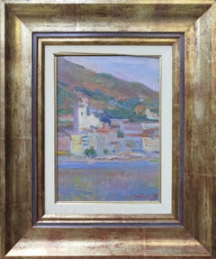 Sola Puig Port de la selva original impressionist oil painting