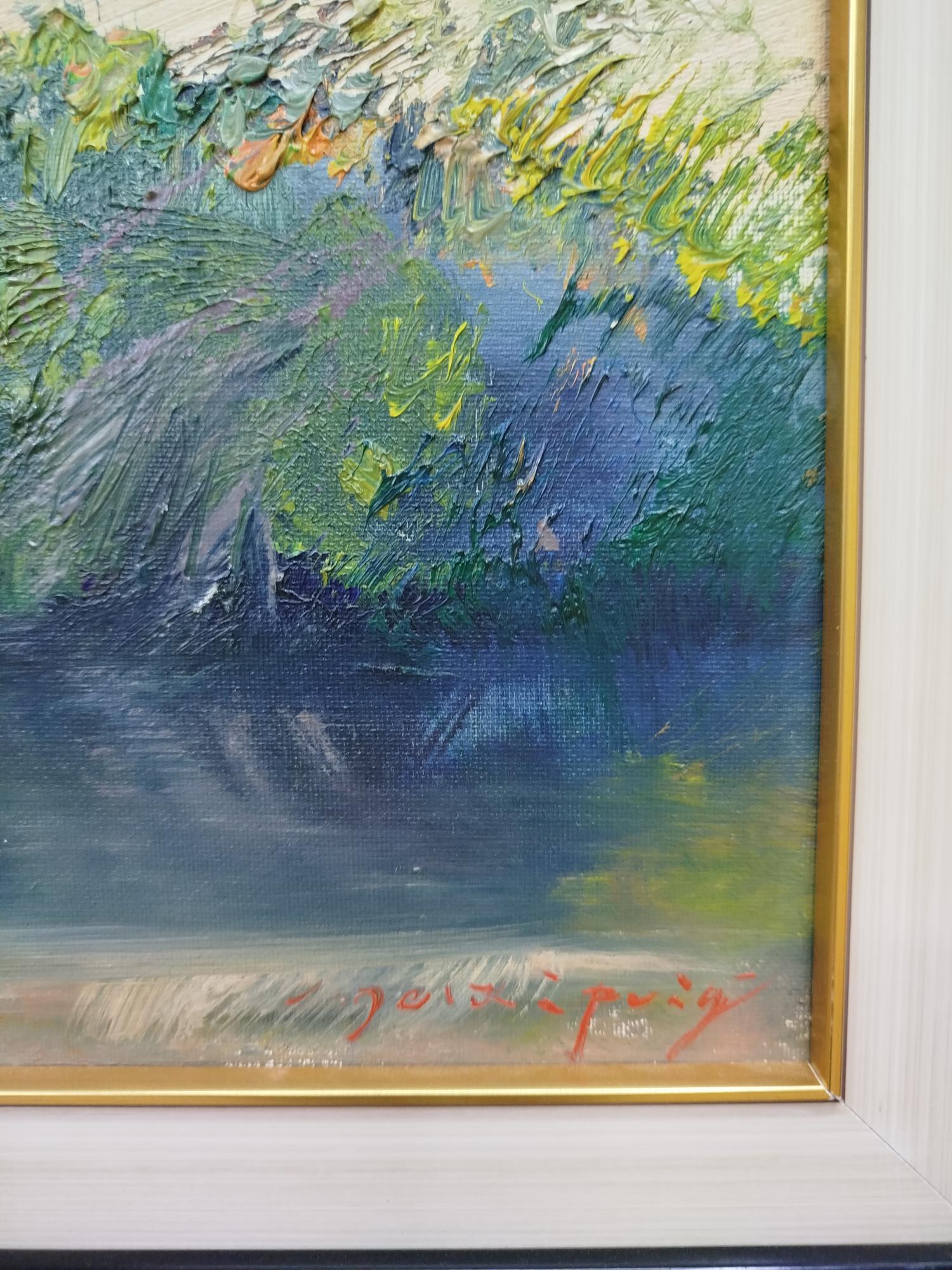 Sola Puig    Torello Pequeño óleo impresionista original - Landscape Painting Marrón de Joan SOLA PUIG