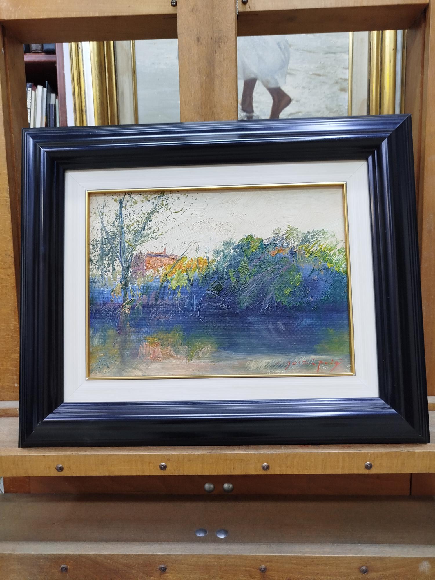 Sola Puig    Torello Pequeño óleo impresionista original en venta 1