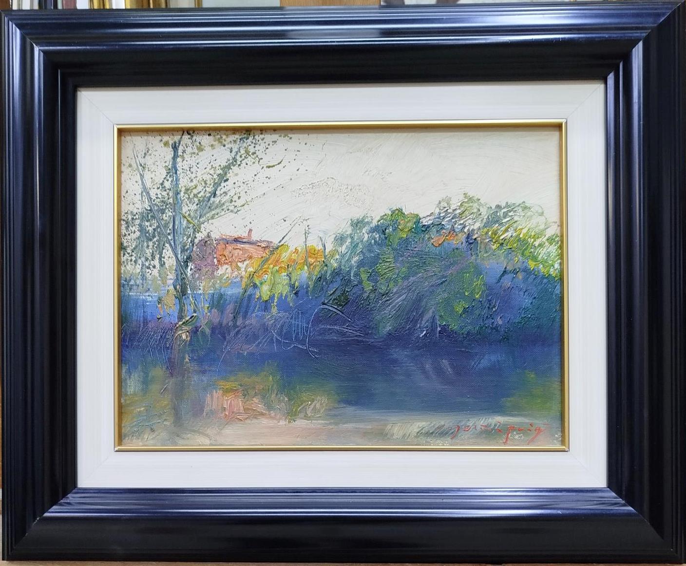 Sola Puig Torello Small original impressionist oil painting