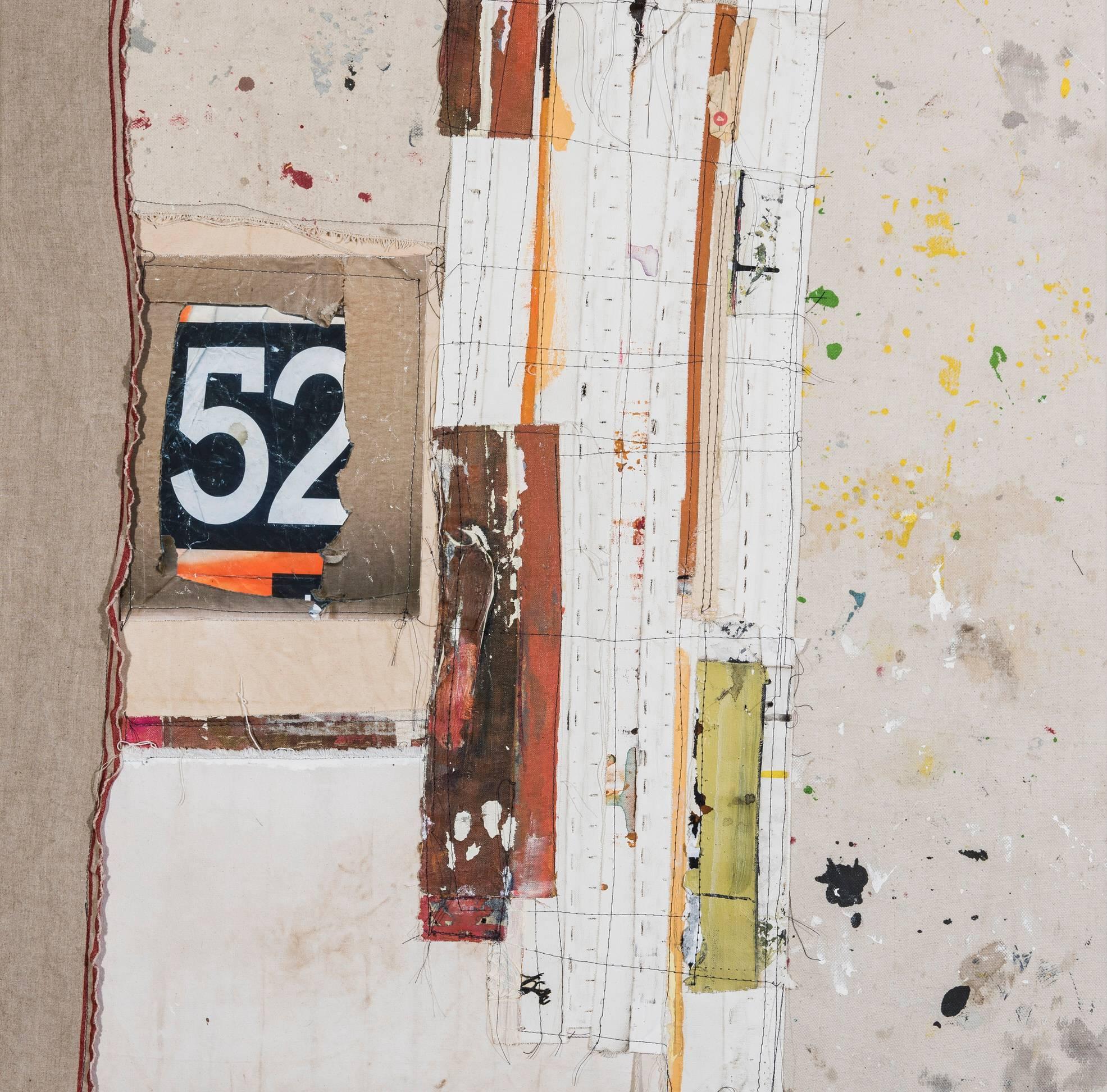 Joan Tucker Abstract Painting - Boro 52