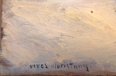 Barcos en la playa óleo sobre tabla pintura impresionista paisaje marino