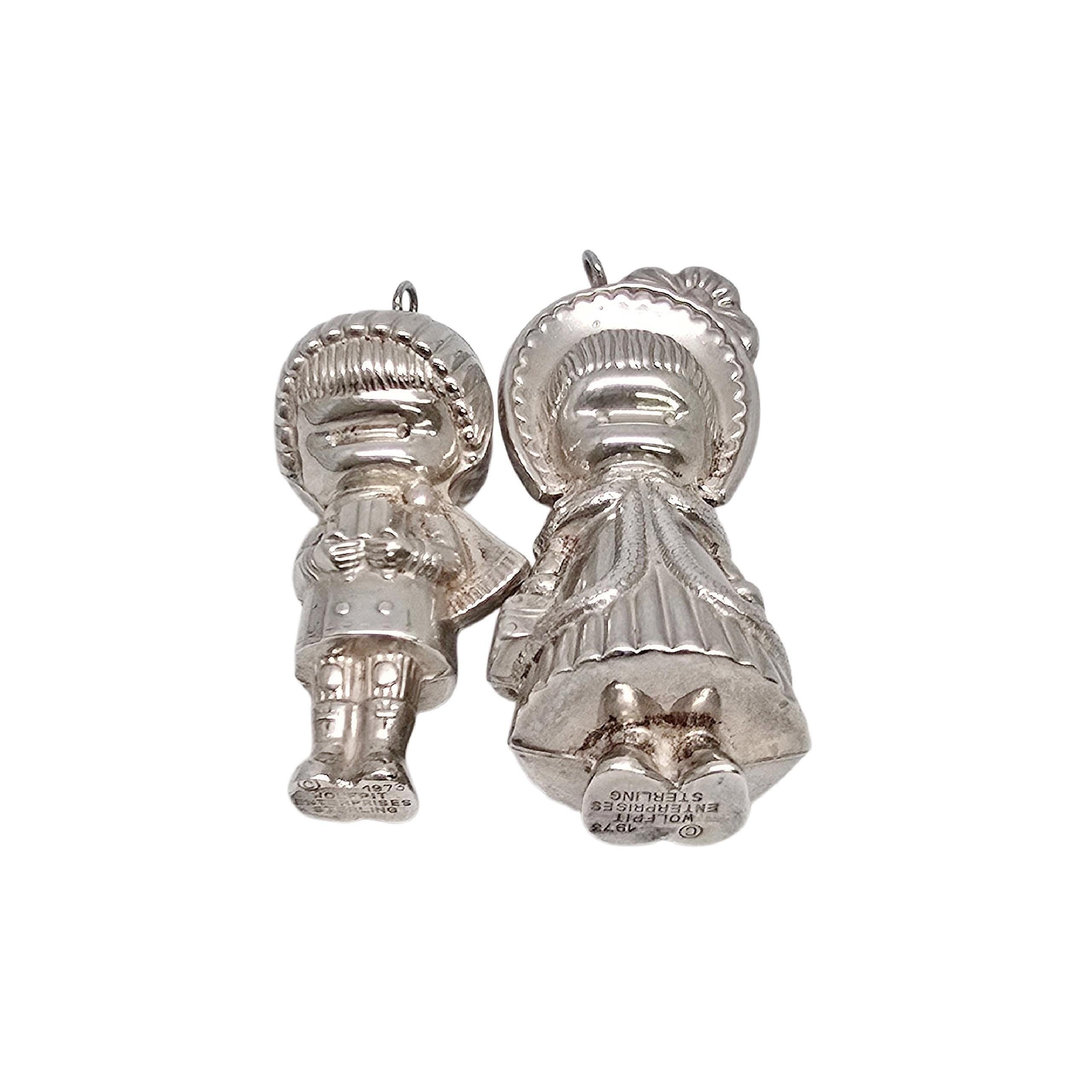 Joan Walsh Anglund Adornos de plata de ley Hermana mayor Hermano menor #23984 en venta 1