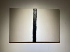 Minimalist Taos New Mexico Female American Artist Vertical ONE oil Painting