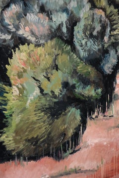 Abstract Figurative Nature Oil Painting, 200x150 cm on canvas by Joana Santamans