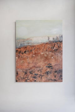 Peinture à l
huile abstraite figurative Nature, 200x150 cm sur toile par Joana Santamans