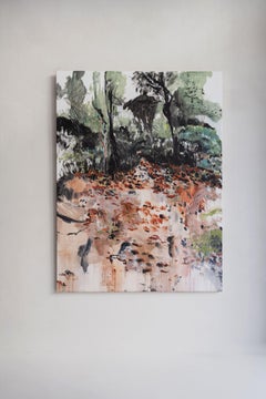 Peinture à l
huile abstraite, 200x150 cm sur toile par Joana Santamans