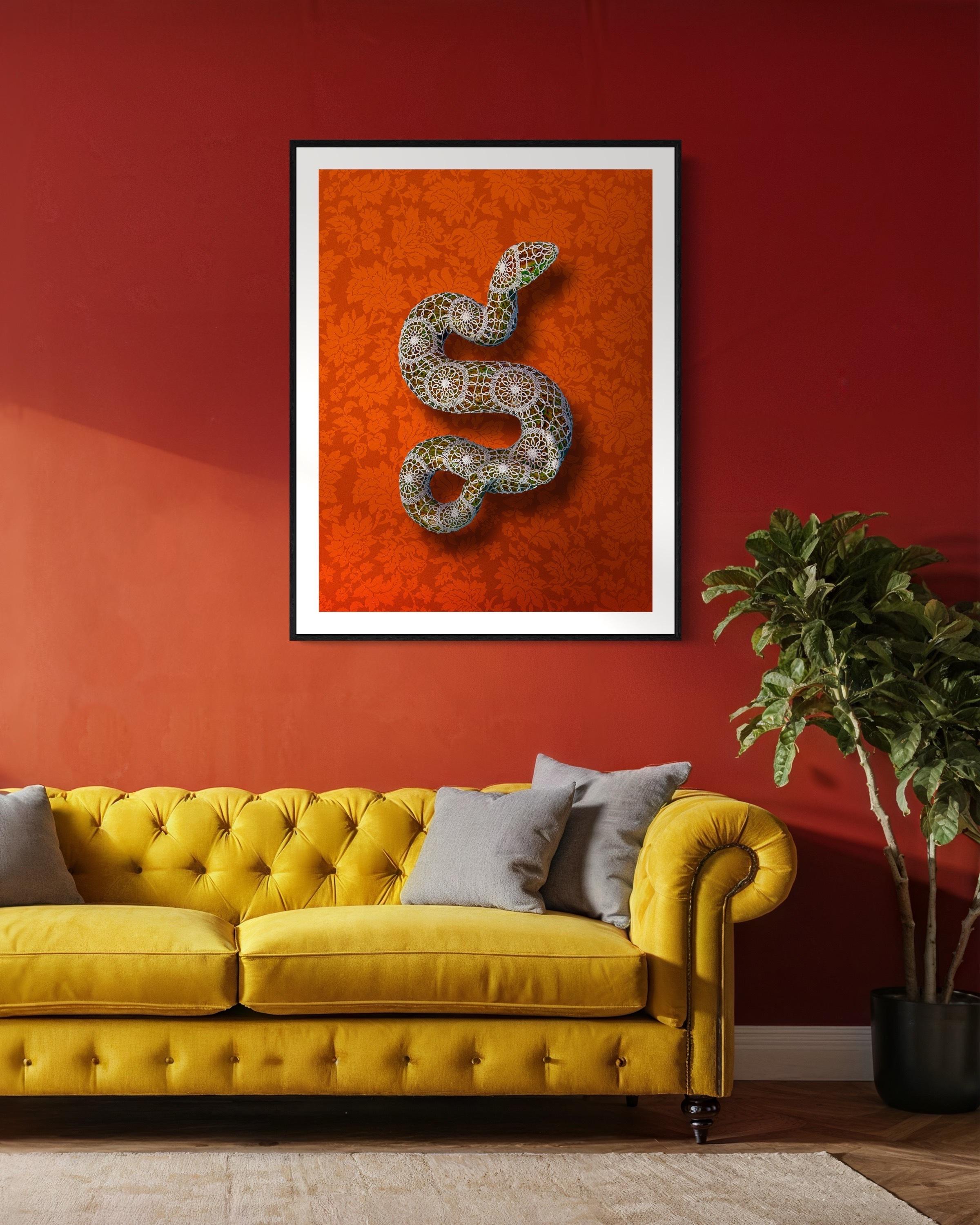 Crocheted Creatures - Megera by Joana Vasconcelos, 2023, Archival pigment print For Sale 2