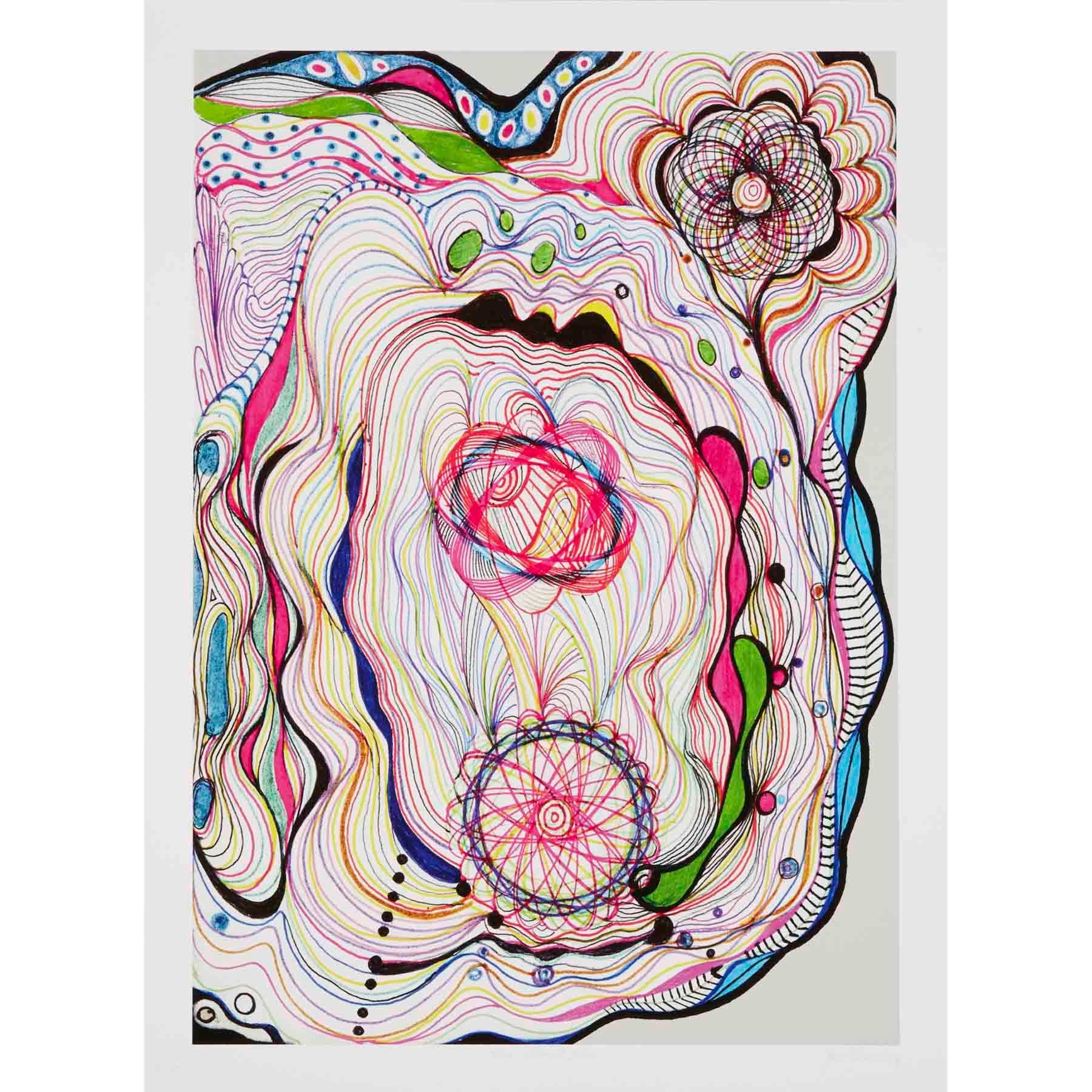 Abstract Print Joana Vasconcelos - Filament I, contemporain, 21e siècle, imprimé pigmentaire, édition limitée