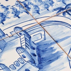 Trafaria-Praia, contemporain, 21e siècle, édition limitée, art, carreaux, bleu