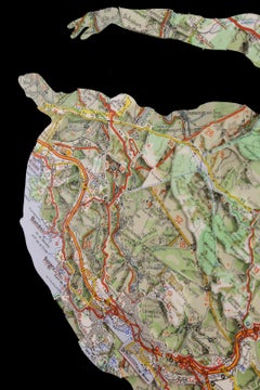 Flamenco, cutouts, maps, mapart, dancers, dancing art