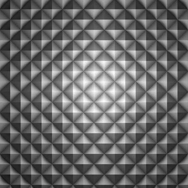Motif 232 Octadres - Impression géométrique abstraite animée par projection de lumière en vente 1