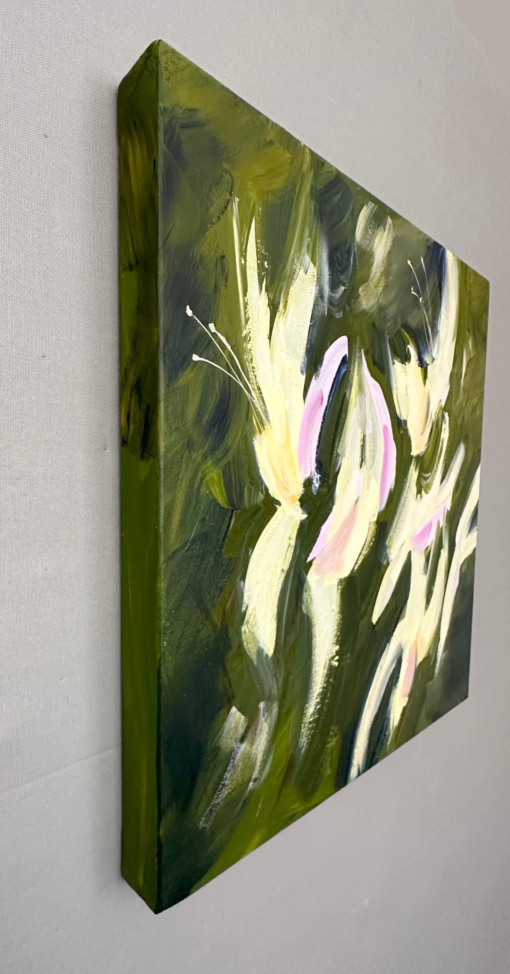 Honeysuckle, Abstraktes Gemälde – Painting von JoAnn Golenia