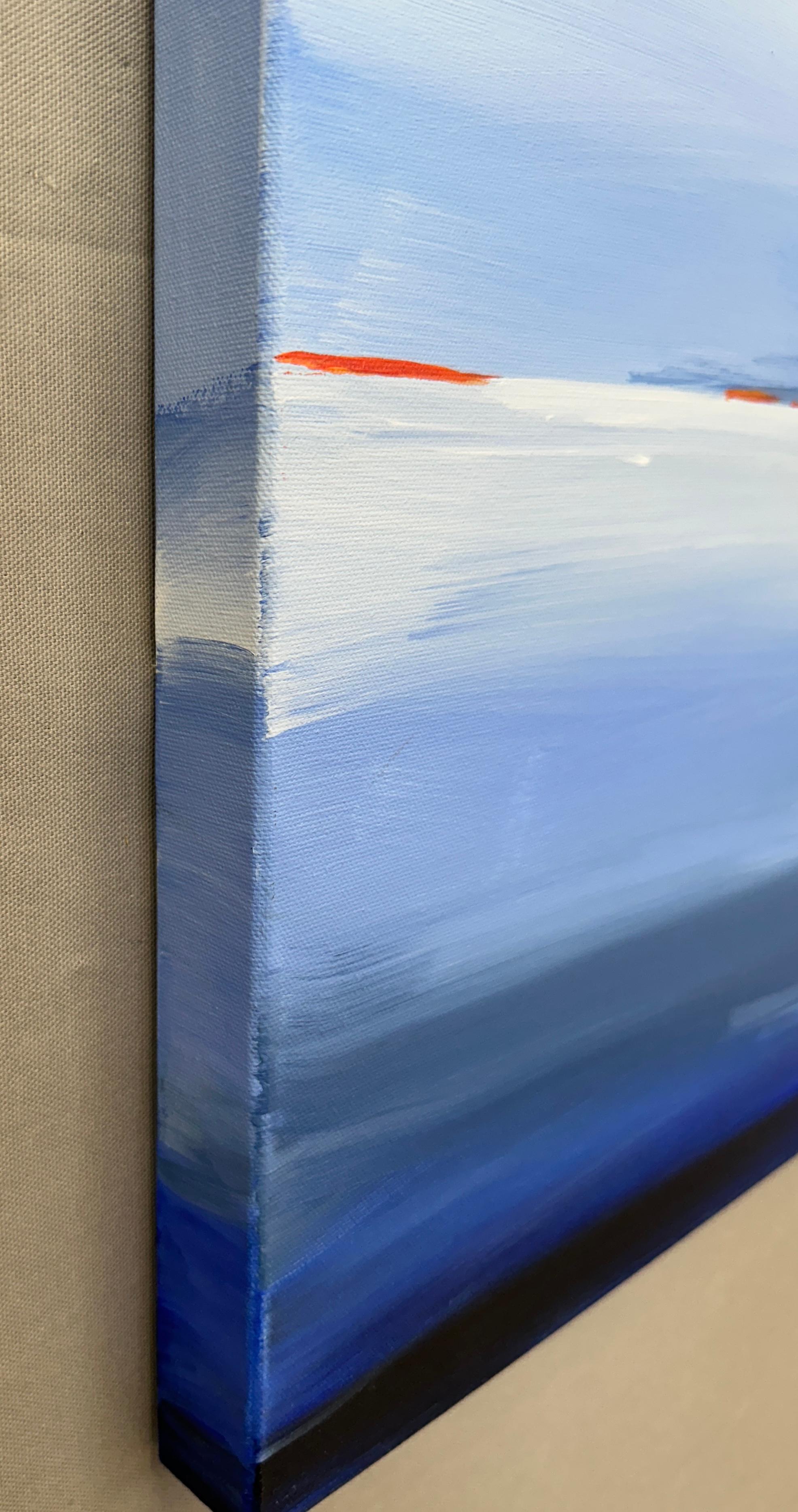Acque tranquille, Pittura astratta - Painting di JoAnn Golenia