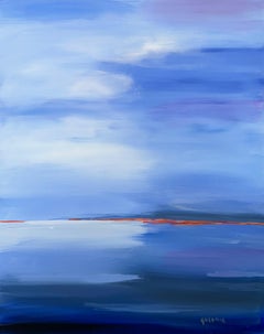 Aguas tranquilas, pintura abstracta
