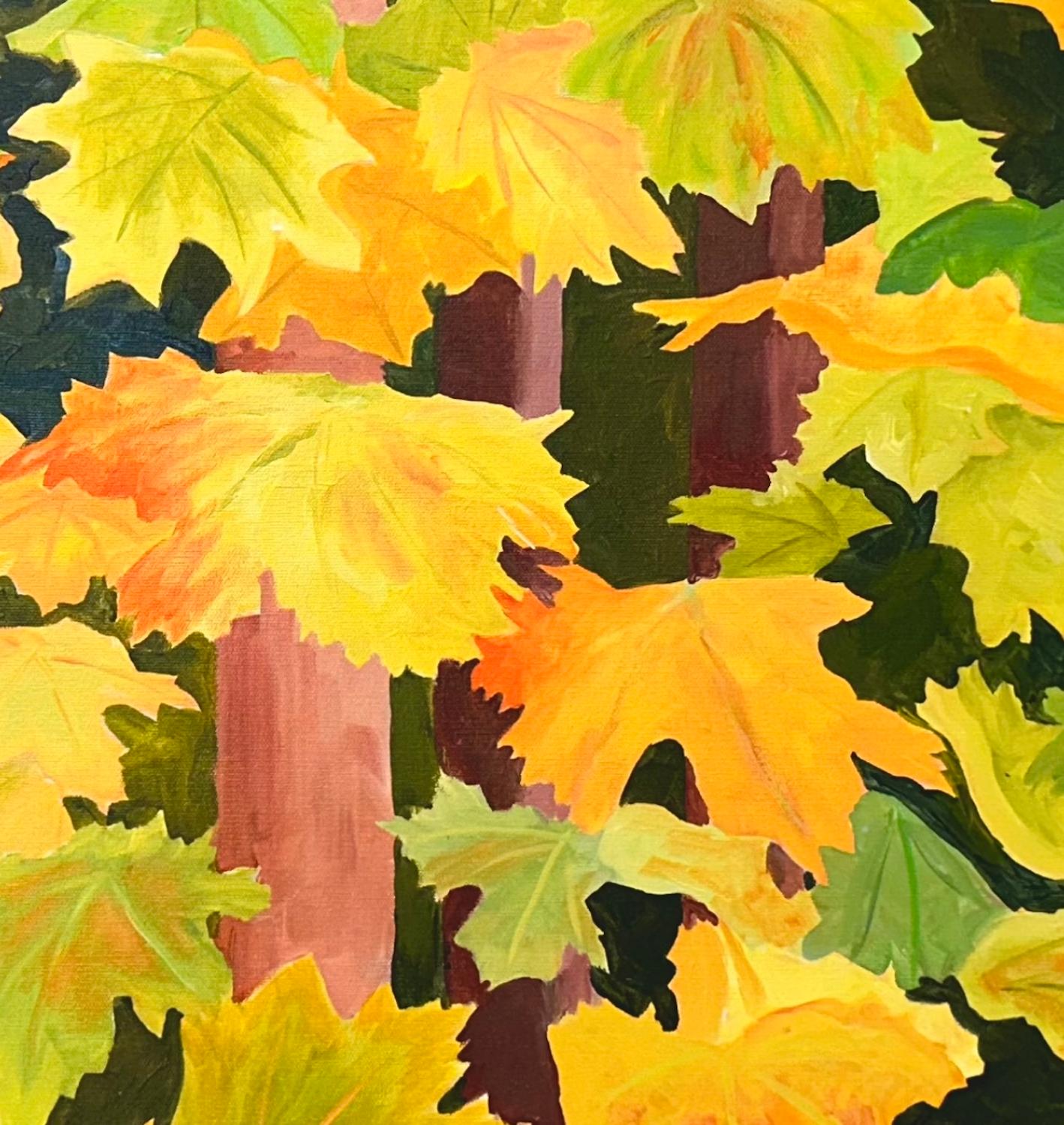 <p>Commentaires de l'artiste<br>Le Kancamagus Trail à Conway, New Hampshire, subit une transformation captivante chaque automne. Avec leurs feuilles éclatantes, les érables se détachent de la forêt profonde. De délicats coups de pinceau mélangent