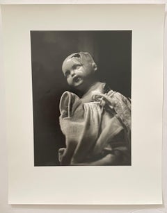 Vintage Silver Gelatin Photograph Surrealist Doll Art Photo, Jazz Photographer