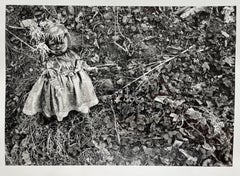 Vintage Silver Gelatin Photograph Surrealist Doll Art Photo, Jazz Photographer