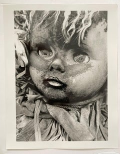Vintage Silver Gelatin Photograph Surrealist Doll Art Photo, Jazz Photographer