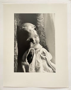Vintage Silver Gelatin Photograph Surrealist Doll Art Photo, Jazz Photographer